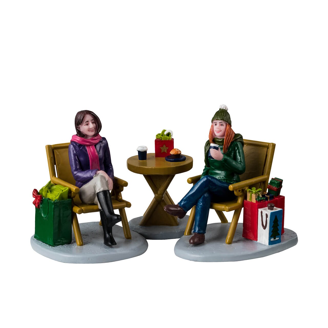 Lemax© General Products Village Accessory™: Christmas Shopping Break, Set Of 3
